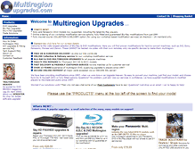 Tablet Screenshot of multiregionupgrades.co.uk